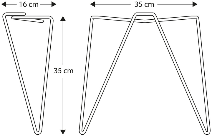 Table leg system 'Tick small'