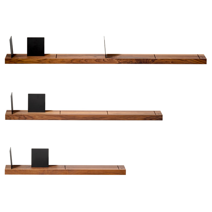 Wall shelf 'Walnut 01' for lightweight walls