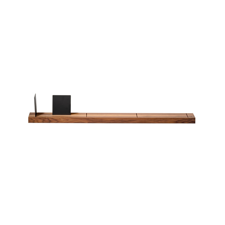 Wall shelf 'Walnut 01' for solid walls