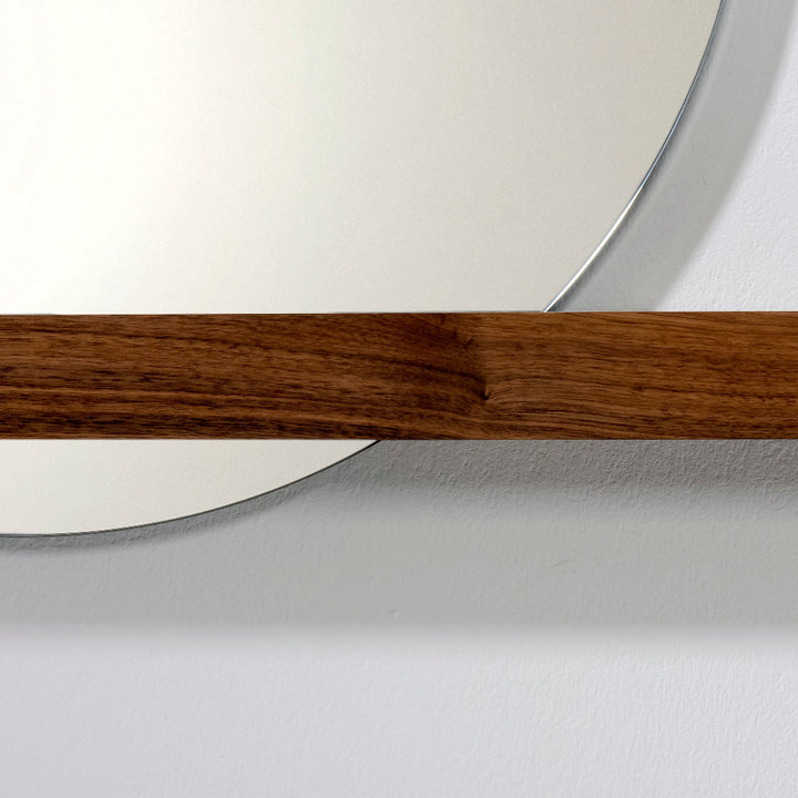 Wall mirror 'Walnut 01'